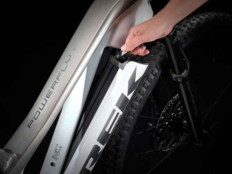 Trek Powerfly FS 7 Electric Mountain Bike 2021 White/Gunmetal-2