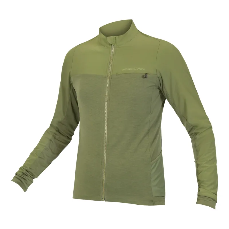 Endura GV500 Reiver LS Jersey Olive Green