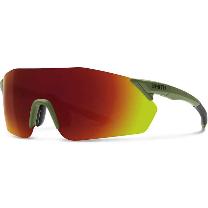Smith Reverb Sunglasses Matte Moss/ChromaPop Red Mirror-1
