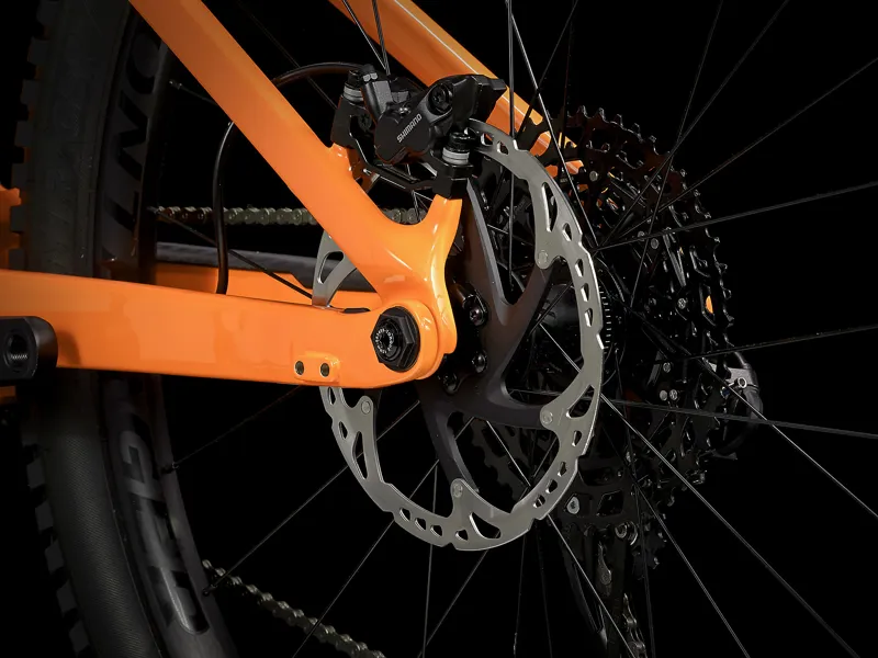 Trek Rail 9.7 NX 29er Electric Bike 2021 Solid Charcoal/ Orange -4