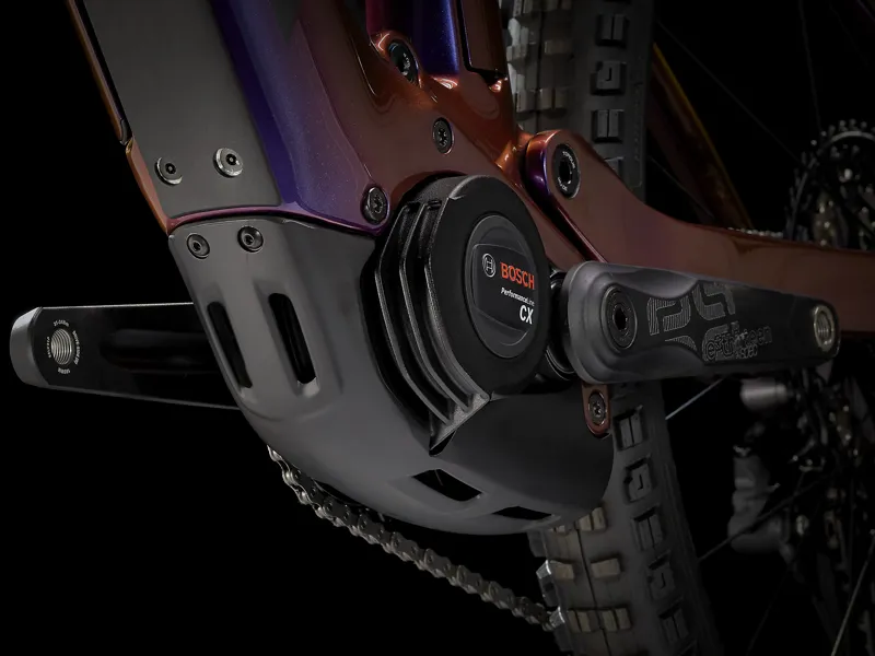 Trek Rail 9.8 XT 29er Electric Bike 2021 Purple Phaze/ Raw Carbon -5