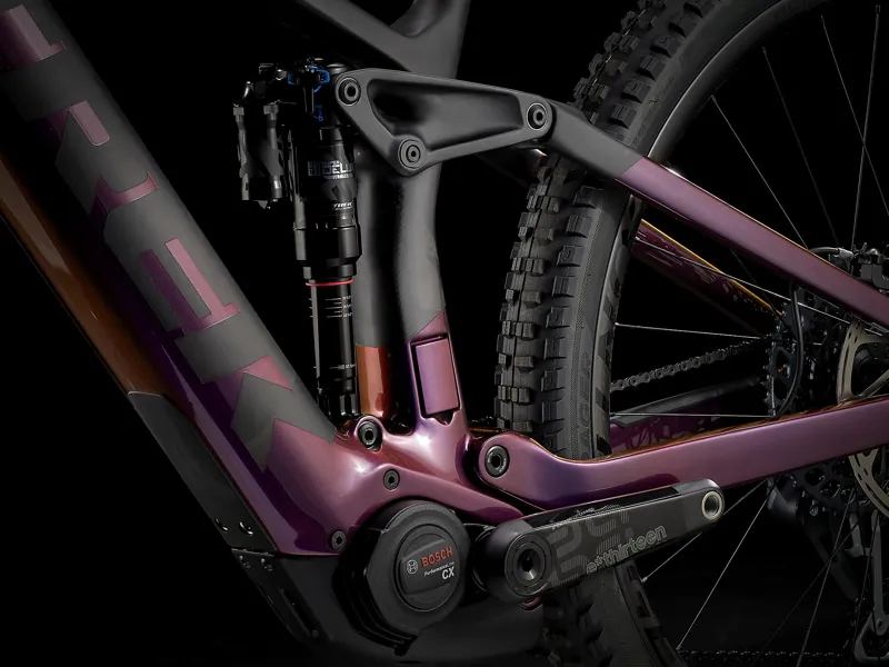 Trek Rail 9.9 X01 29er Electric Bike 2021 Purple Phaze/ Raw Carbon -4