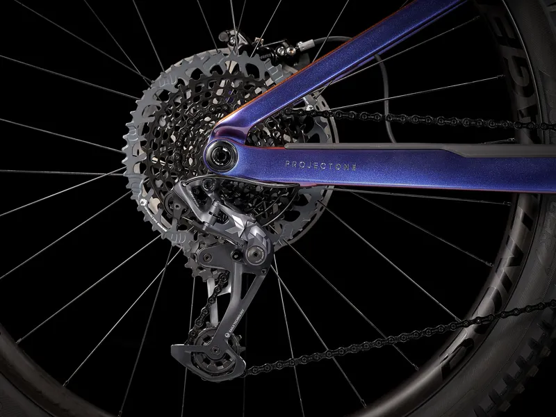 Trek Rail 9.9 X01 29er Electric Bike 2021 Purple Phaze/ Raw Carbon -6