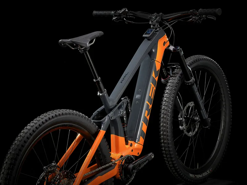 Trek Rail 9.9 XTR 29er Electric Bike 2021 Charcoal/Radioactive Orange-1