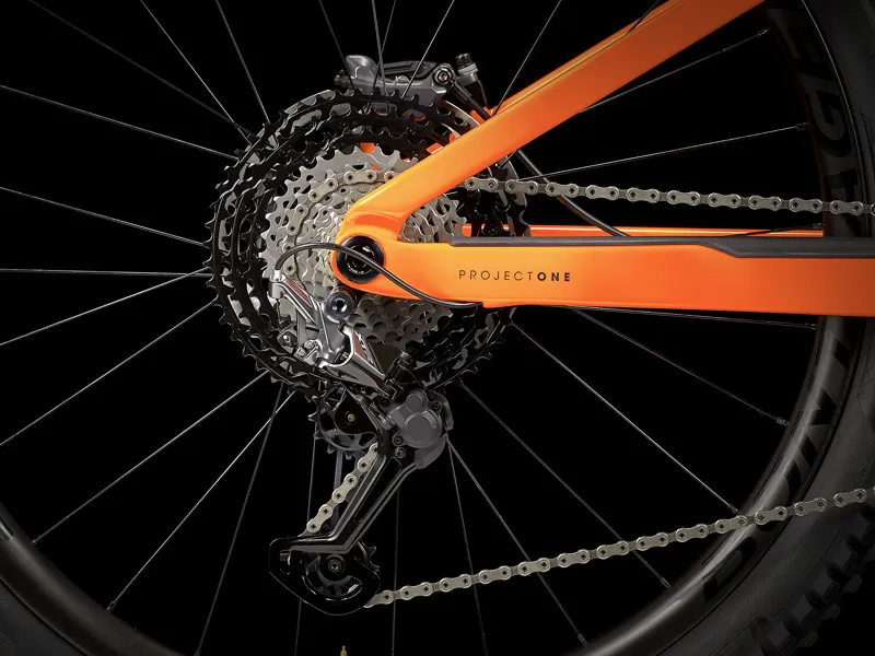 Trek Rail 9.9 XTR 29er Electric Bike 2021 Charcoal/Radioactive Orange-5