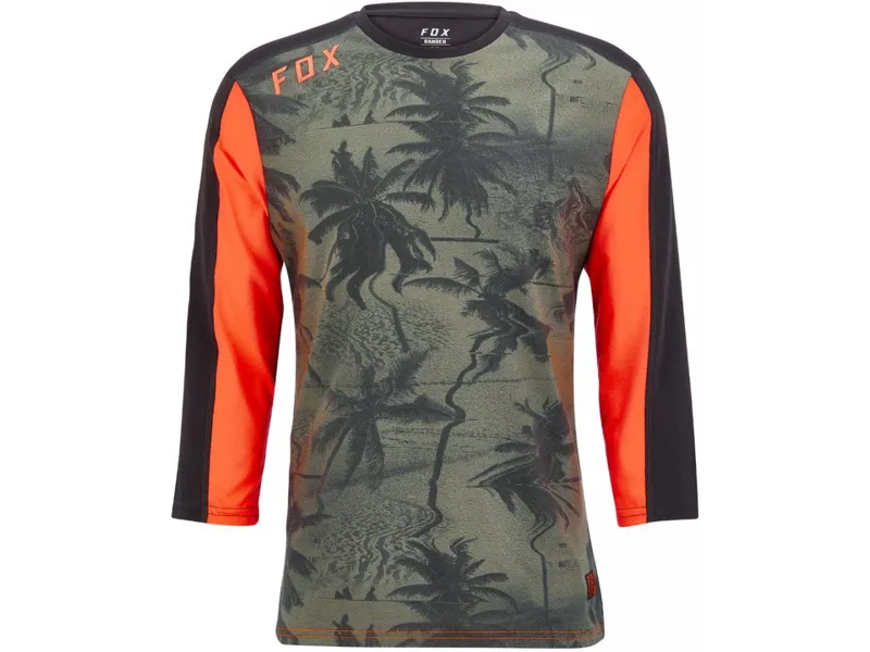 Fox Ranger Drirelease 3/4 Jersey Olive Green