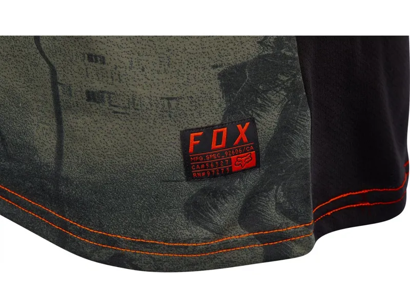 Fox Ranger Drirelease 3/4 Jersey Olive Green-3