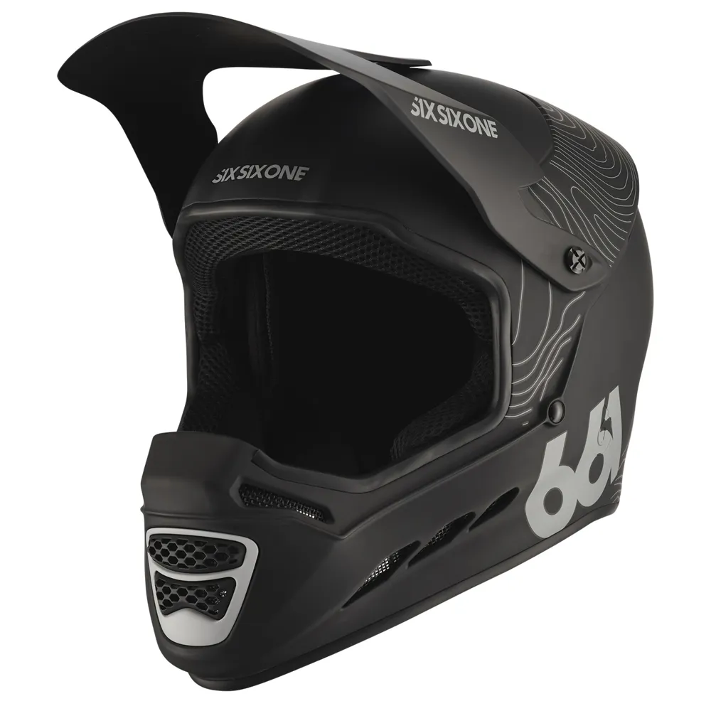 Image of 661 Reset FullFace MTB Helmet Contour Black