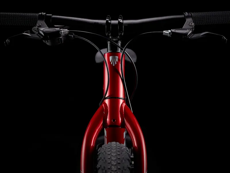 Trek Roscoe 24 Kids Mountain Bike 2021 Rage Red to Dnister Black Fade-1