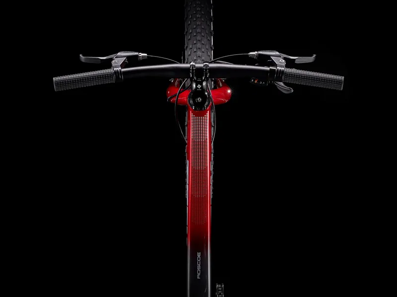 Trek Roscoe 24 Kids Mountain Bike 2021 Rage Red to Dnister Black Fade-3