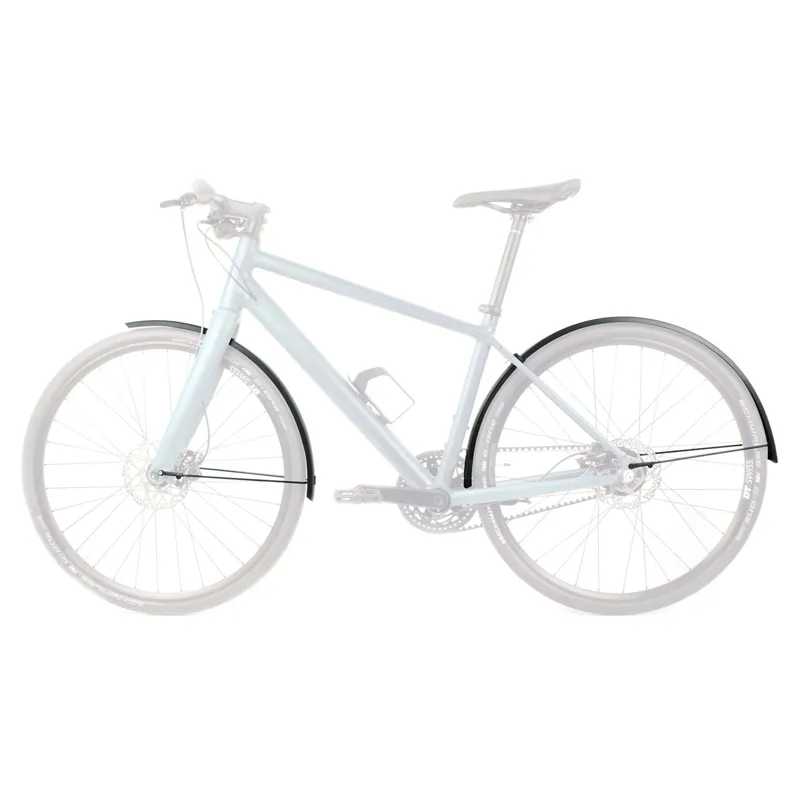 SKS Edge Alloy Mudguard Set 27.5 Inch/28 Inch x 56mm Matt Black-5