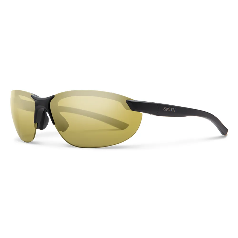 Smith Smith Parallel 2 Sunglasses Matte Black/Polarized Gold Mirror