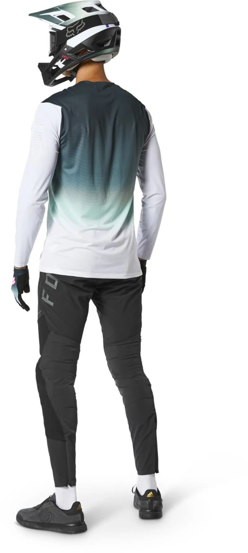 Fox Flexair RS Park LS MTB Jersey Jade-3