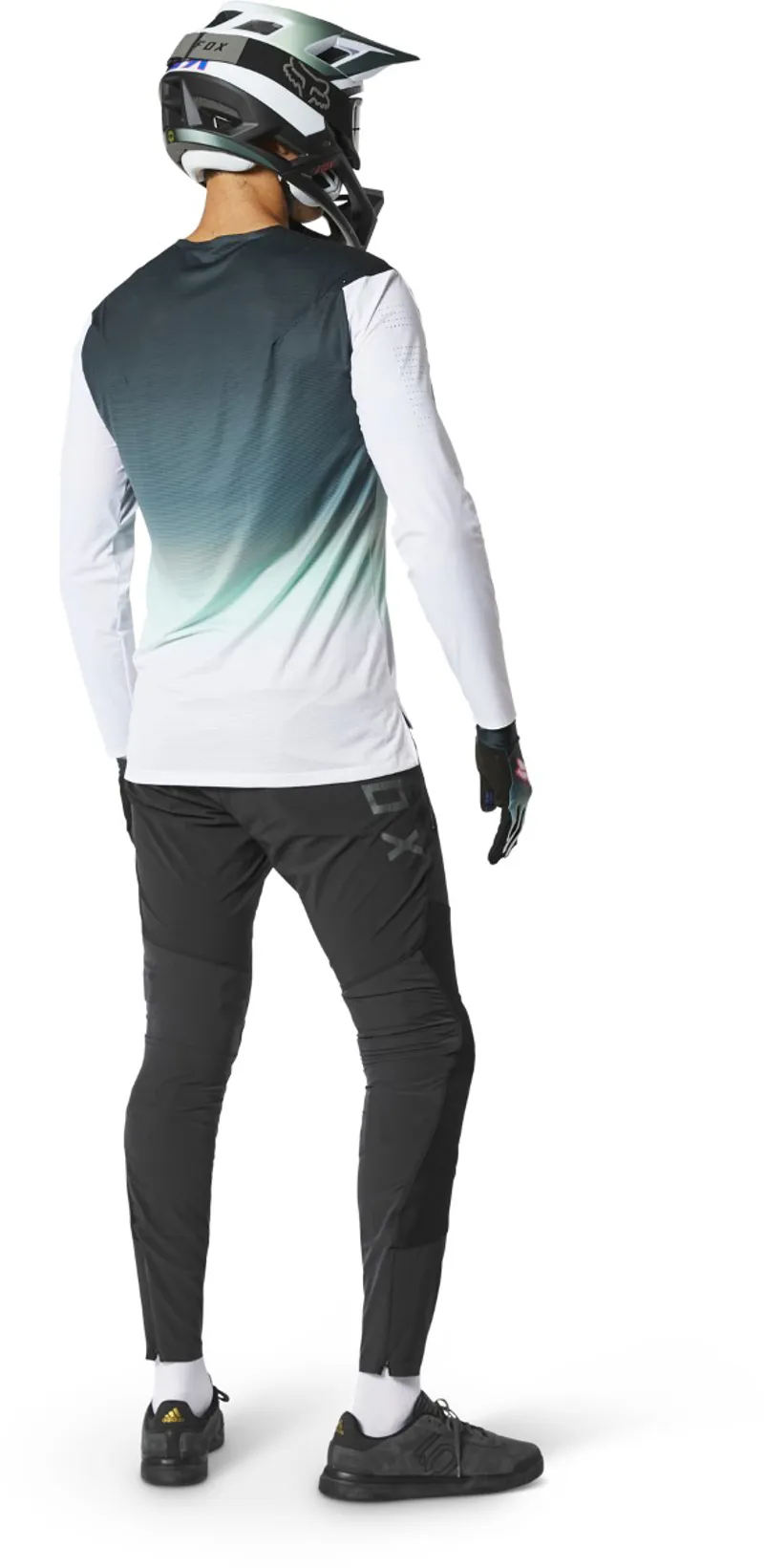 Fox Flexair RS Park LS MTB Jersey Jade-5