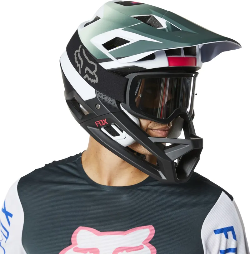Fox Flexair RS Park LS MTB Jersey Jade-6