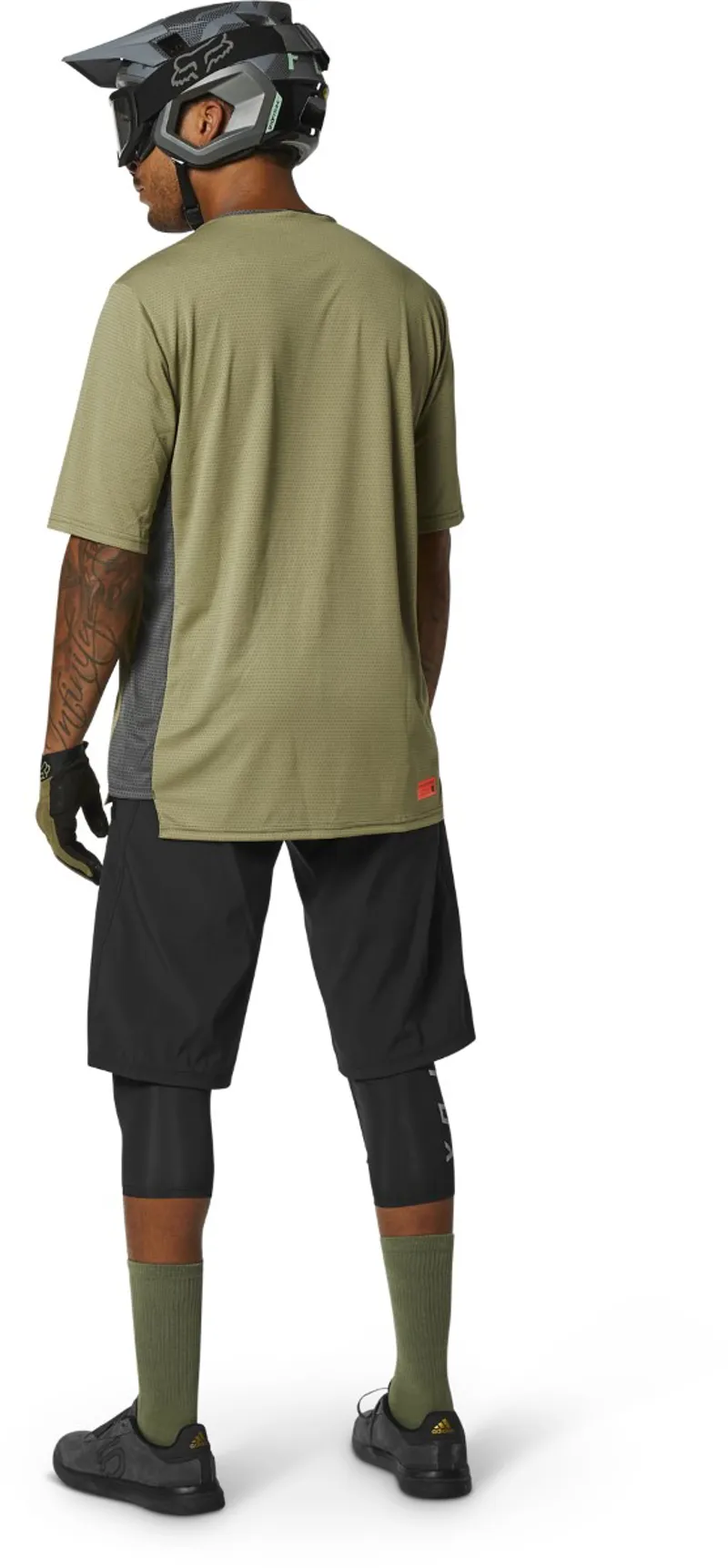 Fox Defend Moth SS MTB Jersey Bark-3