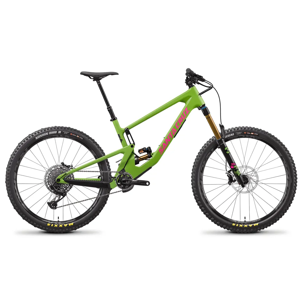 Image of Santa Cruz Nomad CC X01 27.5 Mountain Bike 2022 Adder Green