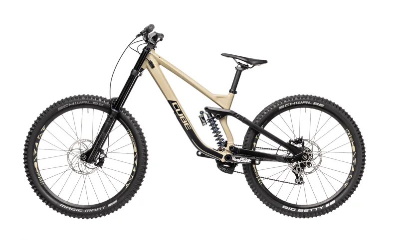 Cube Two15 Pro GX 27.5 Downhill Mountain Bike 2022 Sand/Black