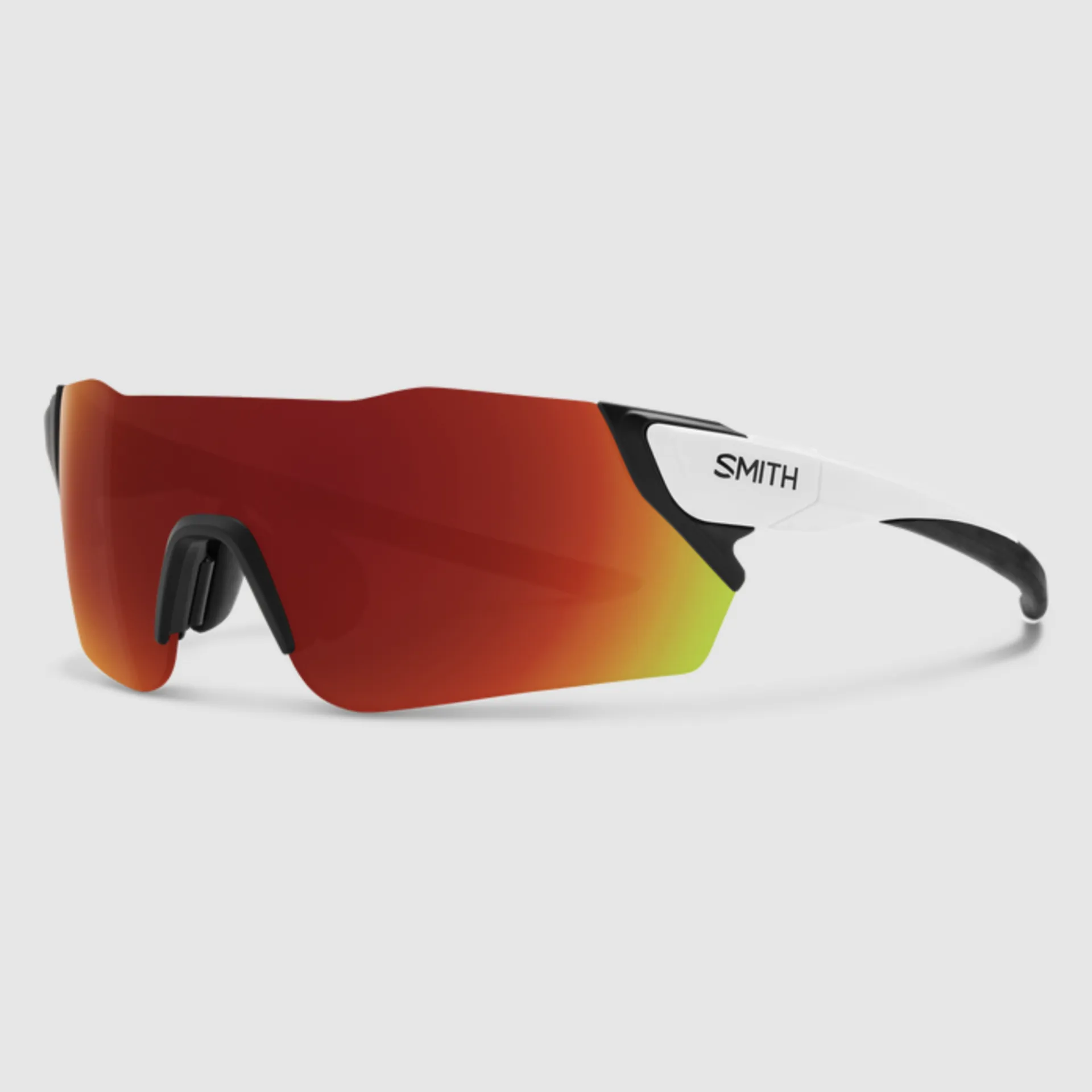 Smith Attack Sunglasses Matte White/ChromaPop Red Mirror