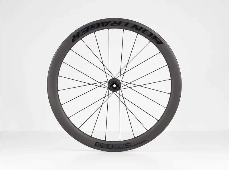 Bontrager Aeolus Elite 50 TLR Carbon Disc Road Wheel 24H Black - Main Image