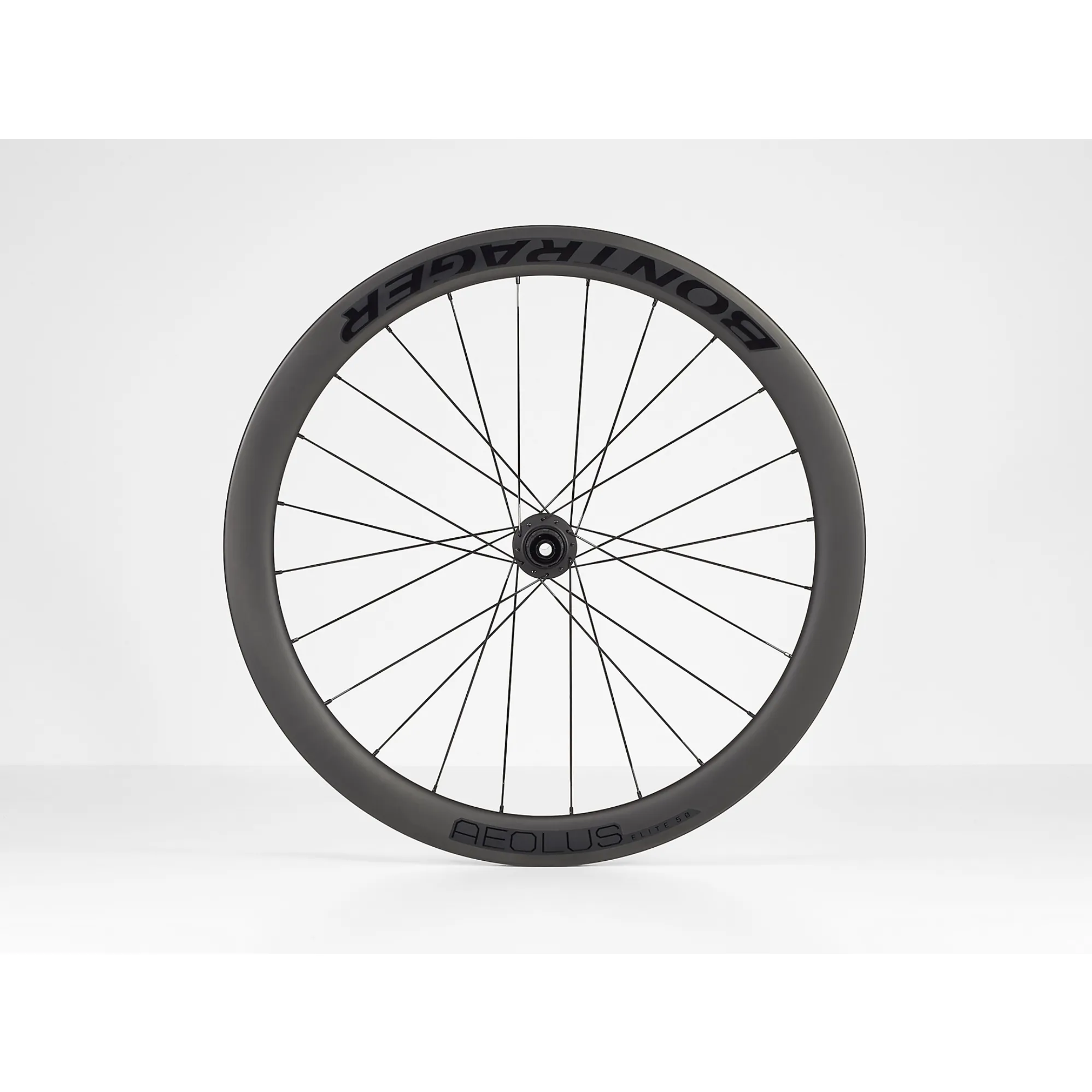 Bontrager Aeolus Elite 50 TLR Carbon Disc Road Wheel 24H Black