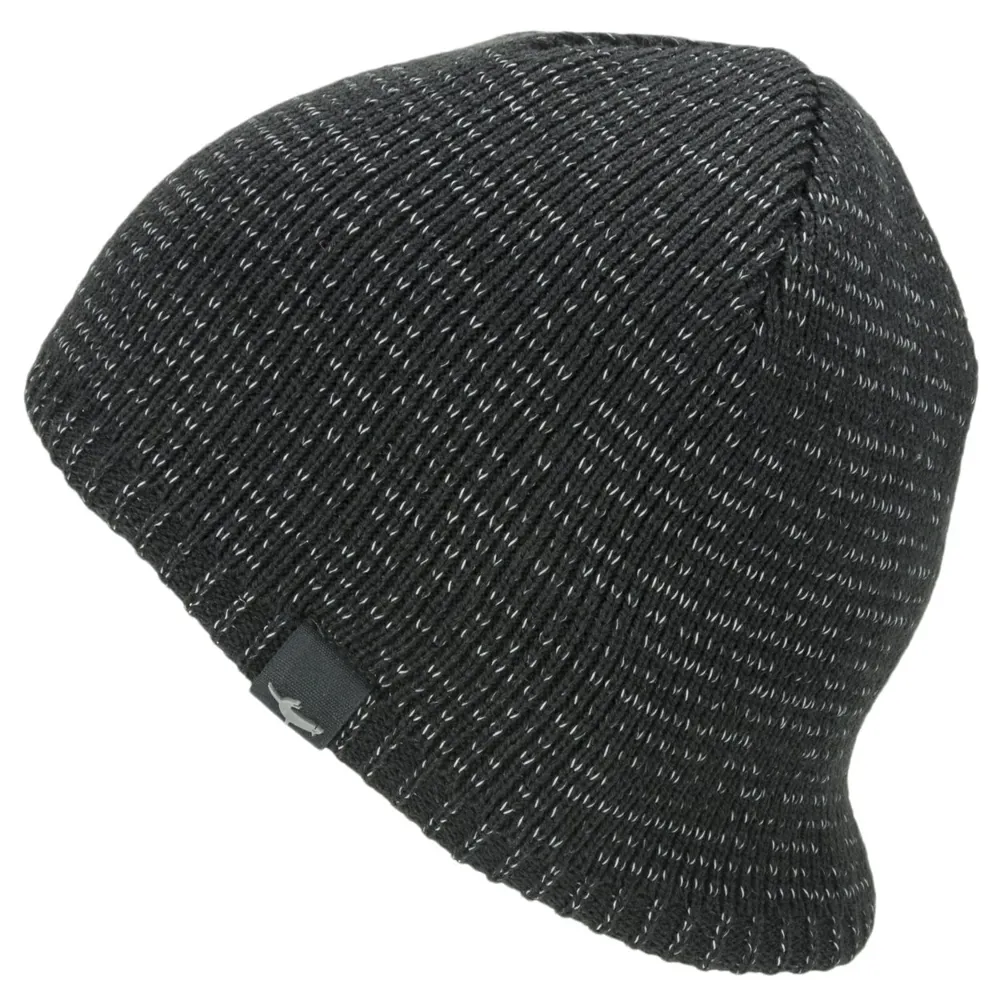 Image of SealSkinz Waterproof Cold Weather Reflective Beanie Black