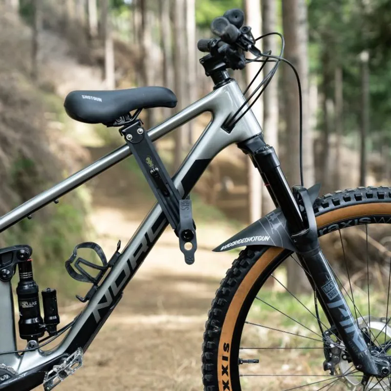 Shotgun Kids Seat and Handlebar Combo Pack 2-5 Years Old Black-6