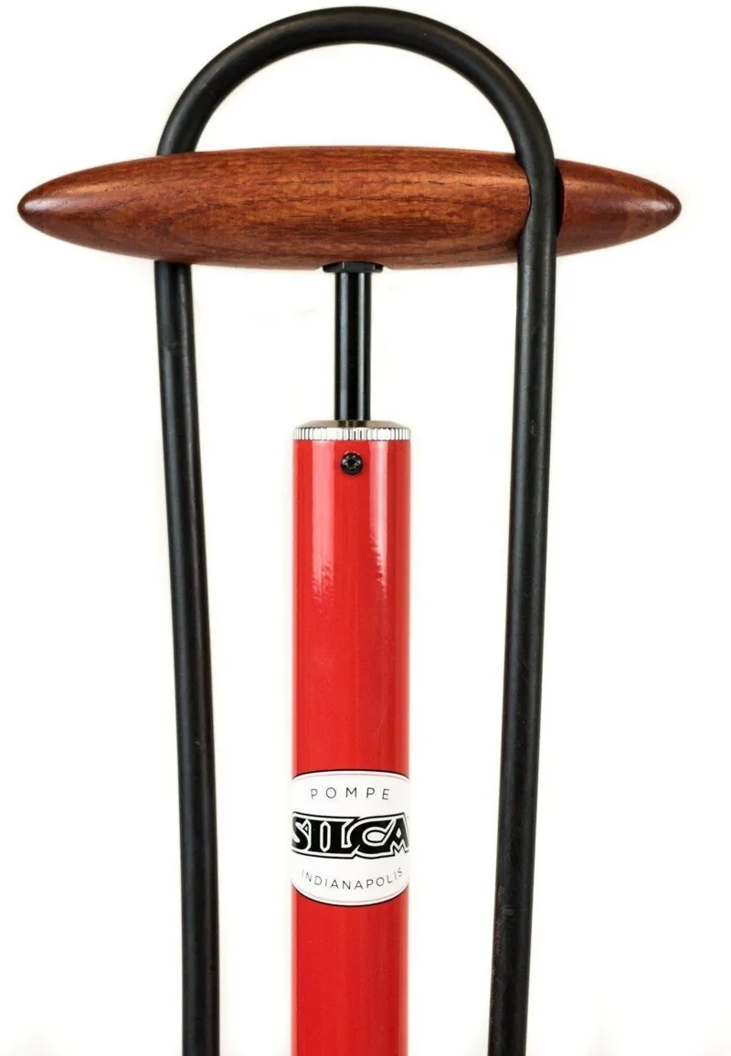 Silca Pista Floor Pump Red -1