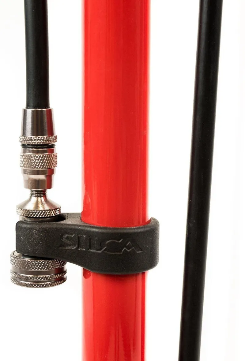 Silca Pista Floor Pump Red -2