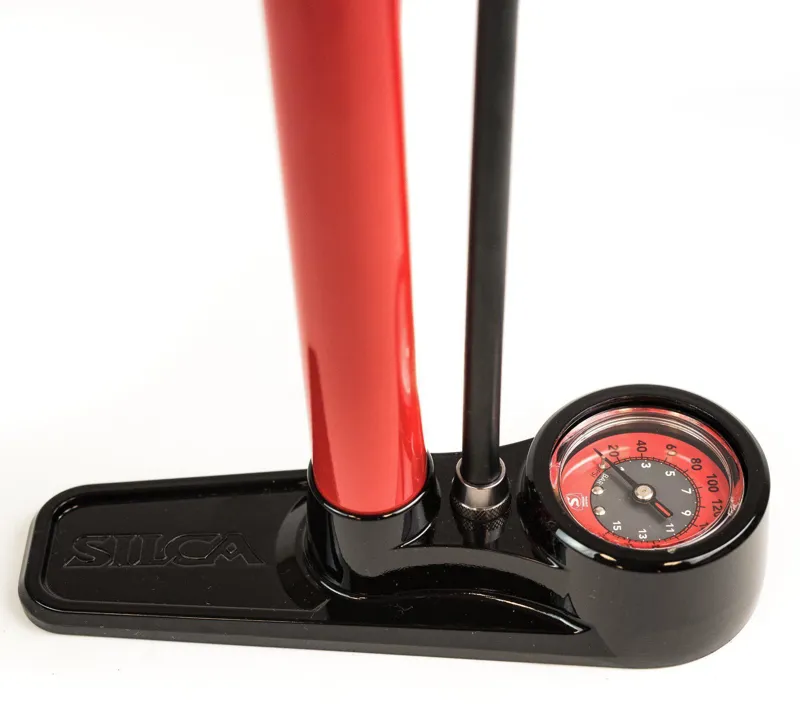 Silca Pista Floor Pump Red -3