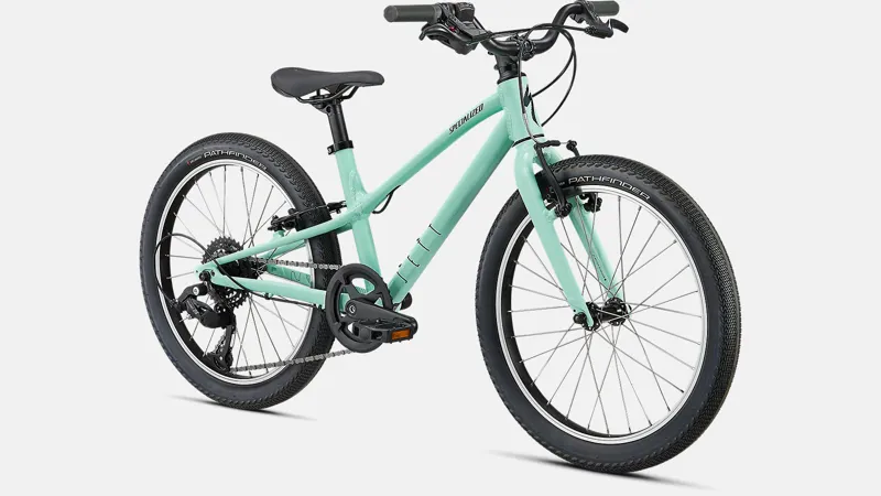 Specialized Jett 20 Kids Mountain Bike 2022 Gloss Oasis/Forest Green-2