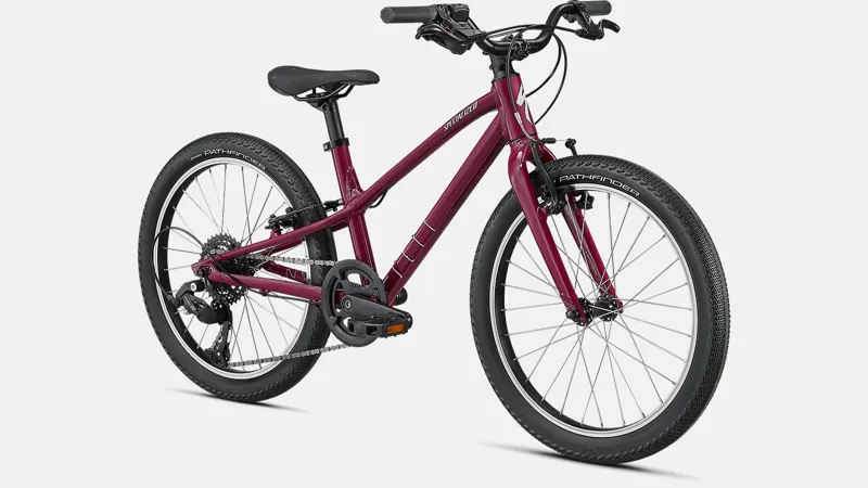 Specialized Jett 20 Kids Mountain Bike 2022 Gloss Raspberry/UV Lilac-2