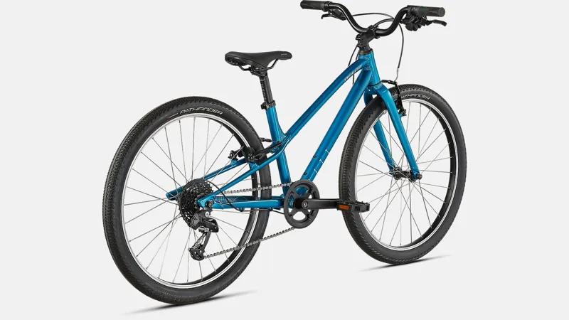 Specialized Jett 24 Kids Mountain Bike 2022 Gloss Teal Tint/Flake Silver-2