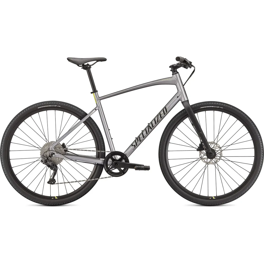 Specialized Specialized Sirrus X3.0 10sp Active Hybrid 2021 Silver/Ice Yellow/Black
