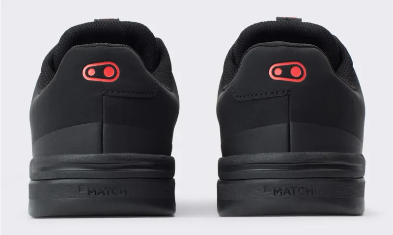 Crank Brothers Stamp Lace Flat MTB Shoes Black/Red-4