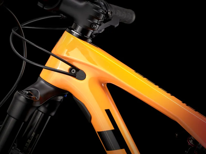 Trek Supercaliber 9.7 29er Mountain Bike 2021 Marigold/Radioactive Red-3