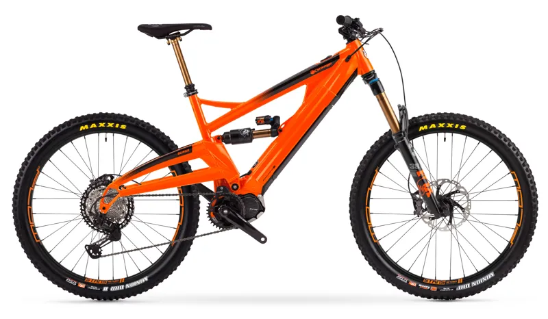 Orange Surge Factory 27.5 Electric Mountain Bike 2021 Sandy Playa