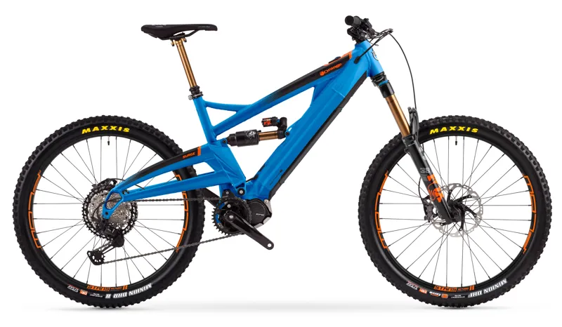 Orange Surge Factory 27.5 Electric Mountain Bike 2021 Sparks Blue