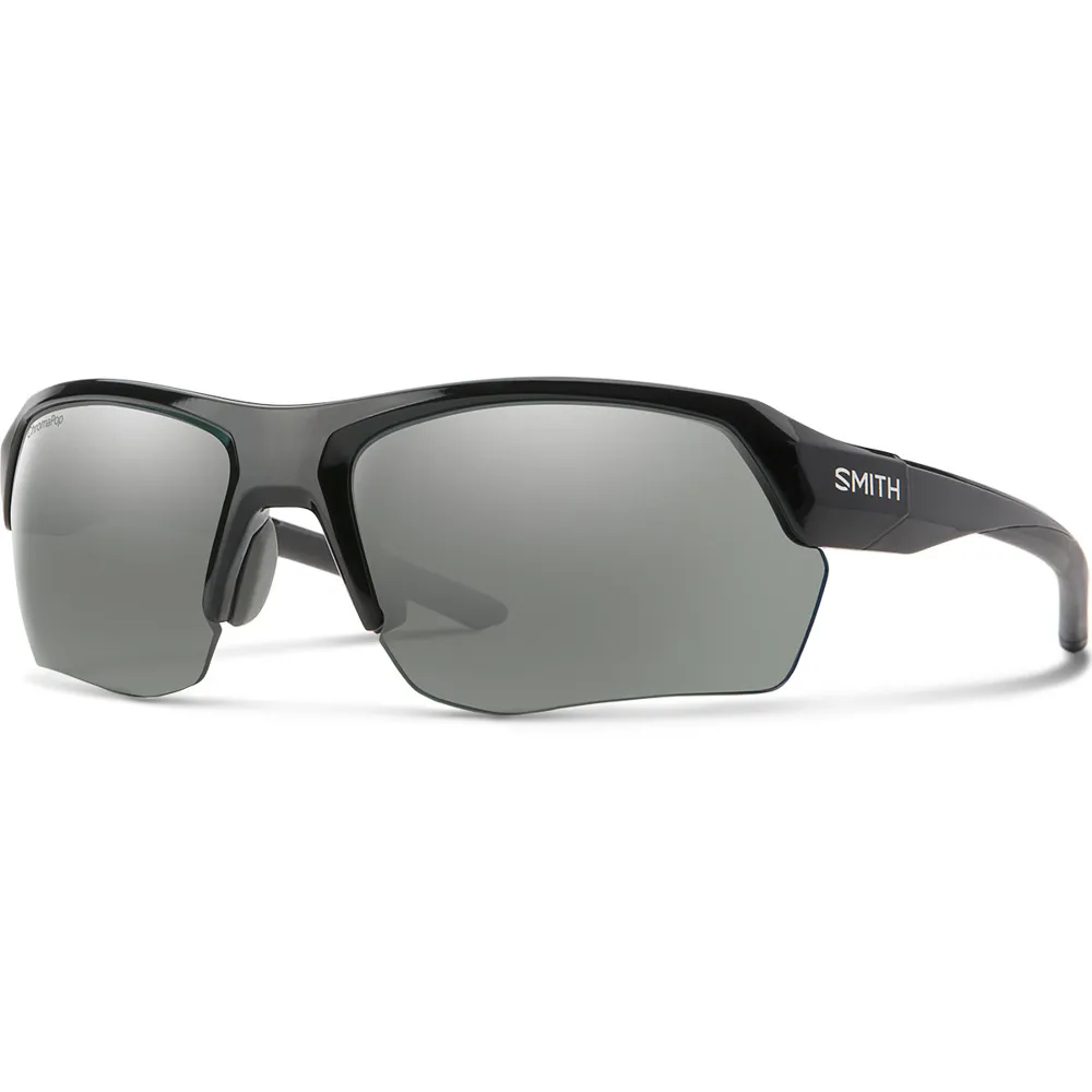Smith Smith Tempo Max Sunglasses Black/ChromaPop Polarized Platinum Mirror