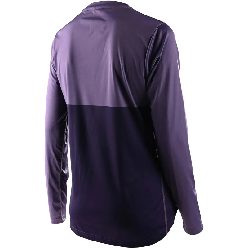 Troy Lee Designs Lilium Womens MTB LS Jersey Block Orchid/Purple-1
