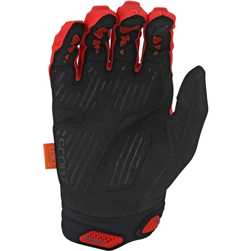 Troy Lee Designs Scout Gambit MTB Gloves Solid Orange-1