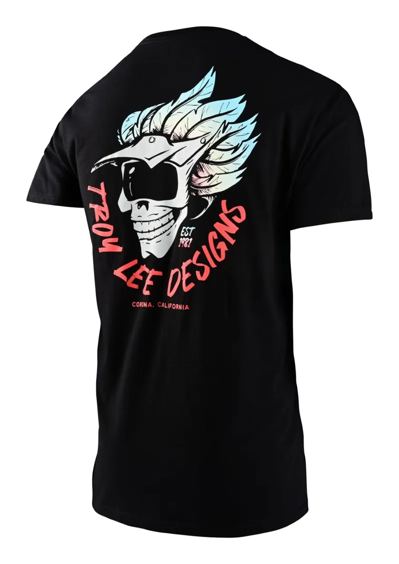 Troy Lee Designs Feathers SS Tee Black-1