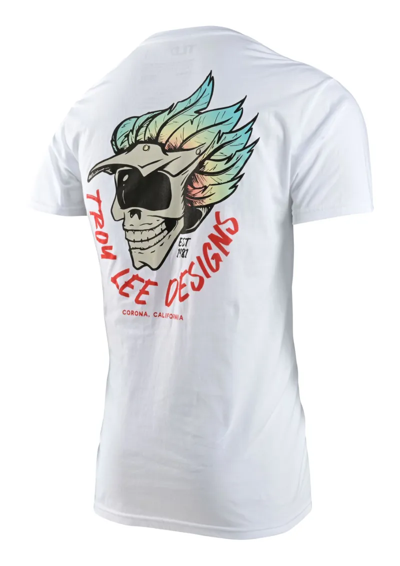 Troy Lee Designs Feathers SS Tee White-1