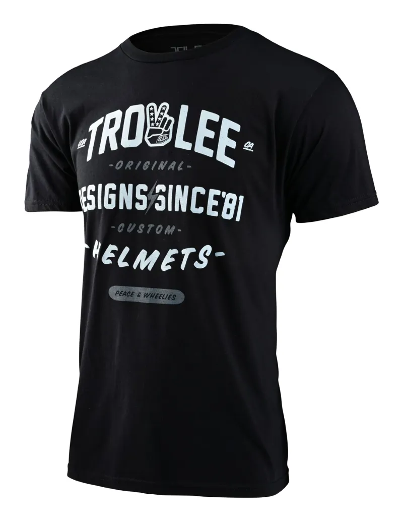 Troy Lee Designs Roll Out SS Tee Black/Heather
