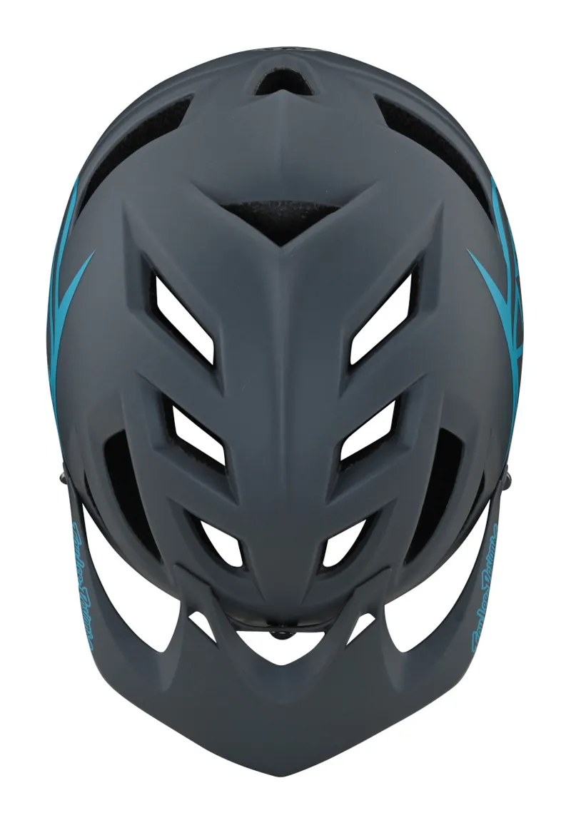 Troy Lee Designs A1 Drone MTB Helmet Grey/Blue-2