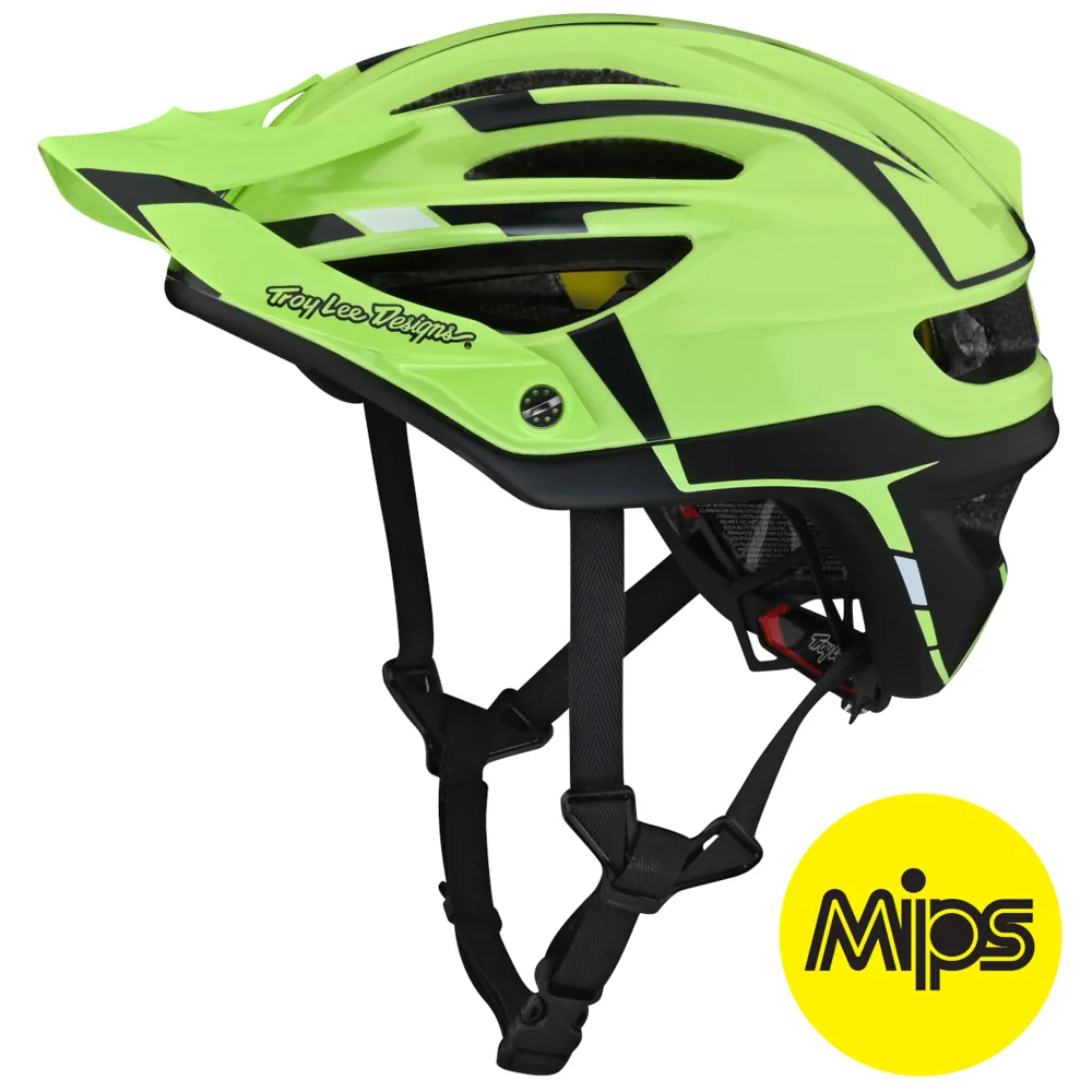 Troy Lee Designs Troy Lee Designs A2 MIPS MTB Helmet Silver/Green/Grey