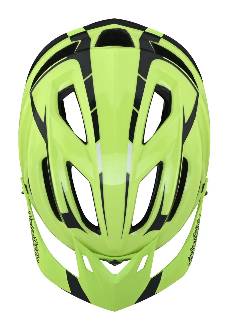 Troy Lee Designs A2 MIPS MTB Helmet Silver/Green/Grey-2