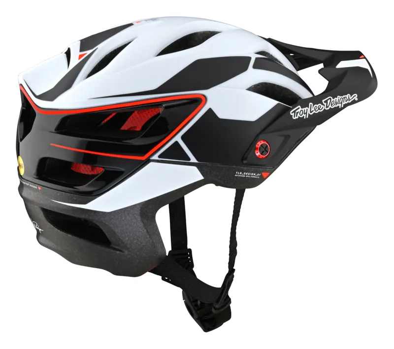 White/Red, XL/2X Troy Lee Designs Adult|Trail|XC|Mountain Bike A3 Helmet SRAM W/MIPS 