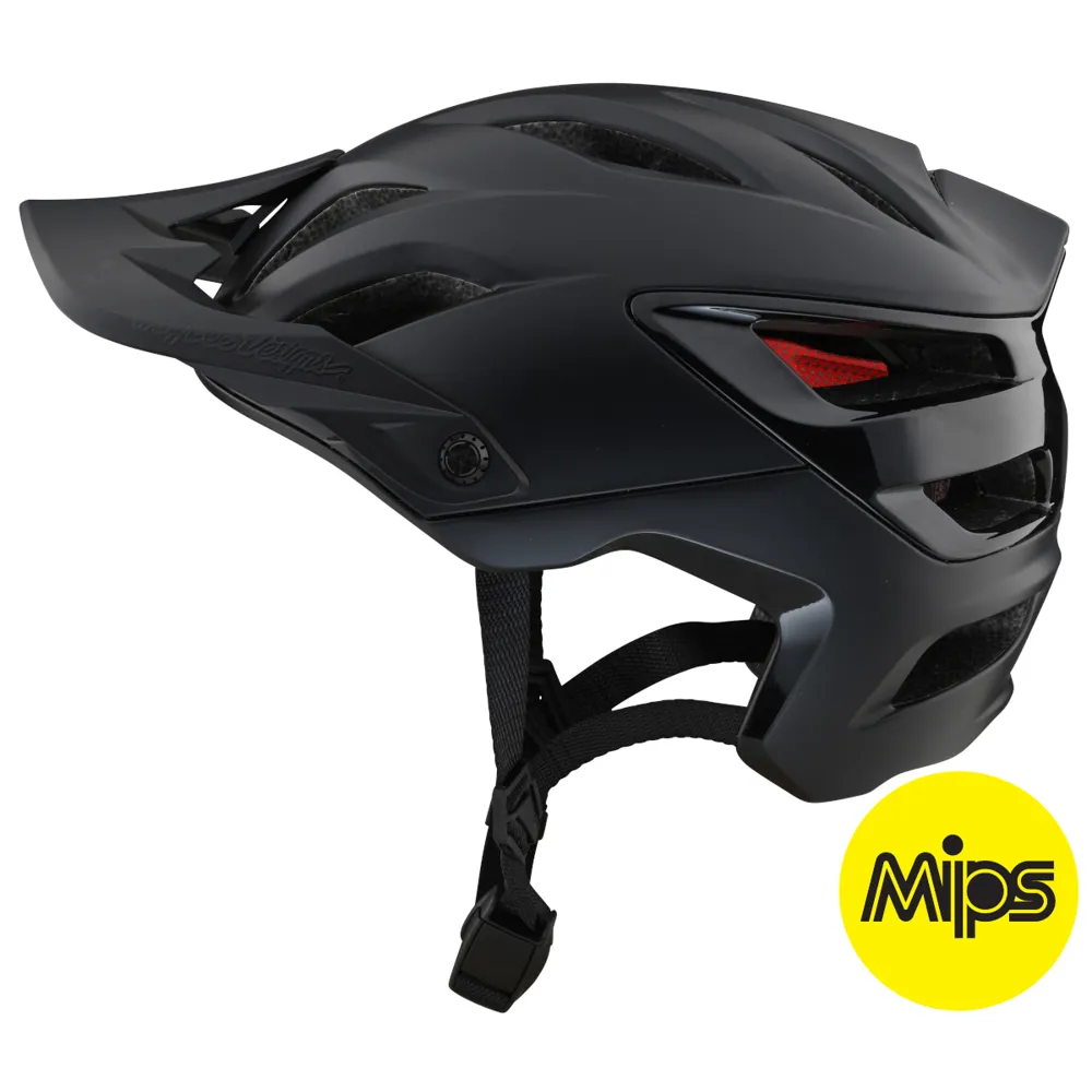 Troy Lee Designs Troy Lee Designs A3 MIPS MTB Helmet Uno Black
