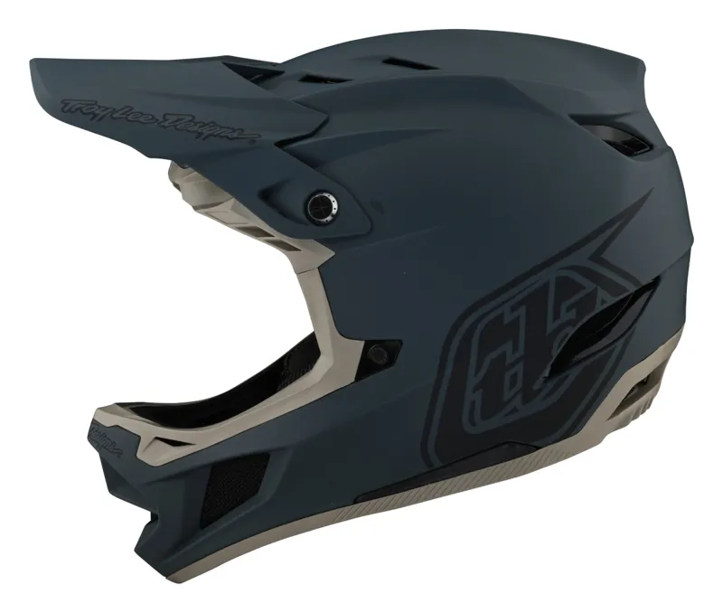 Troy Lee Designs D4 Composite Full Face MIPS MTB Helmet Stealth Grey-1